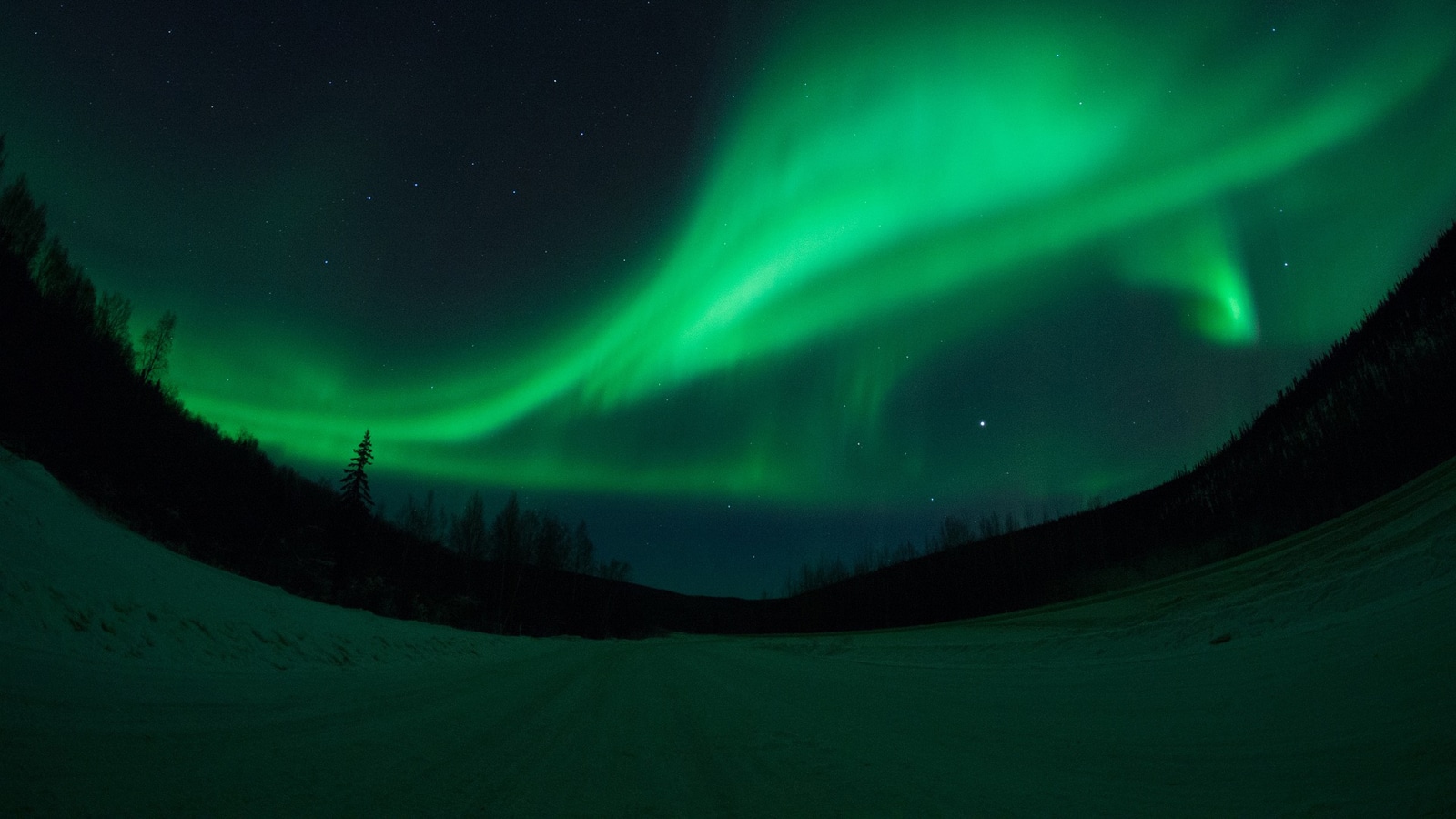 Night Sky In The Fairbanks Region - Northern Lights